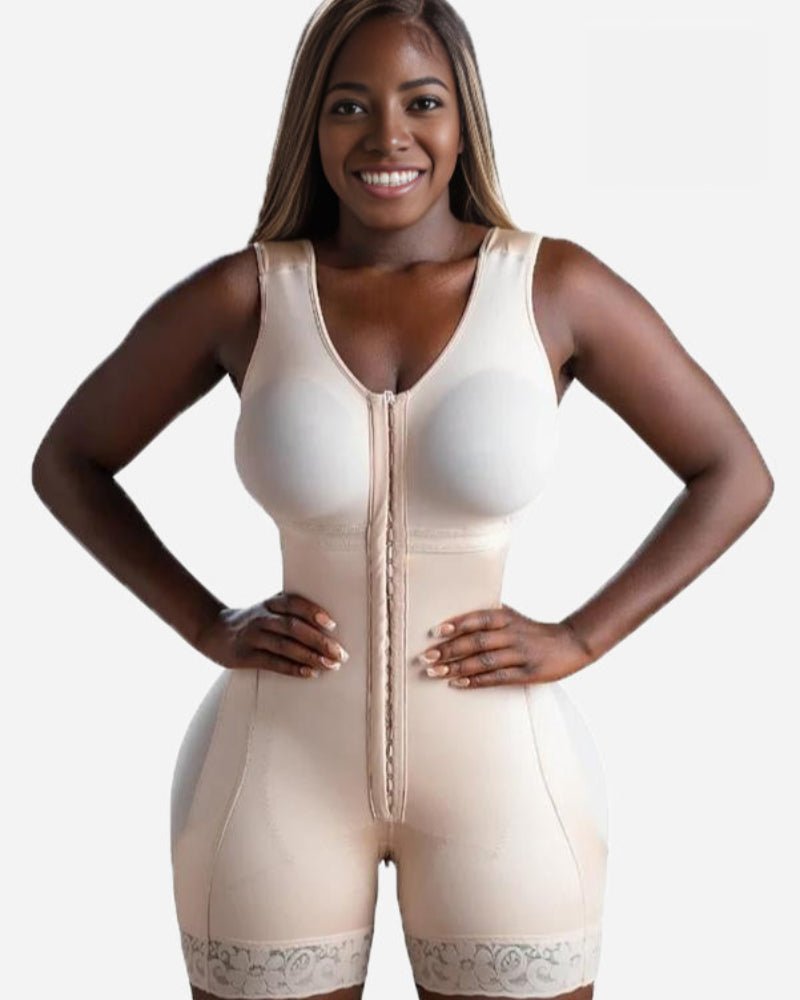 Stage 2 Colombian Faja Bodysuit Postpartum — Maximum Compression With Bra | Zarela