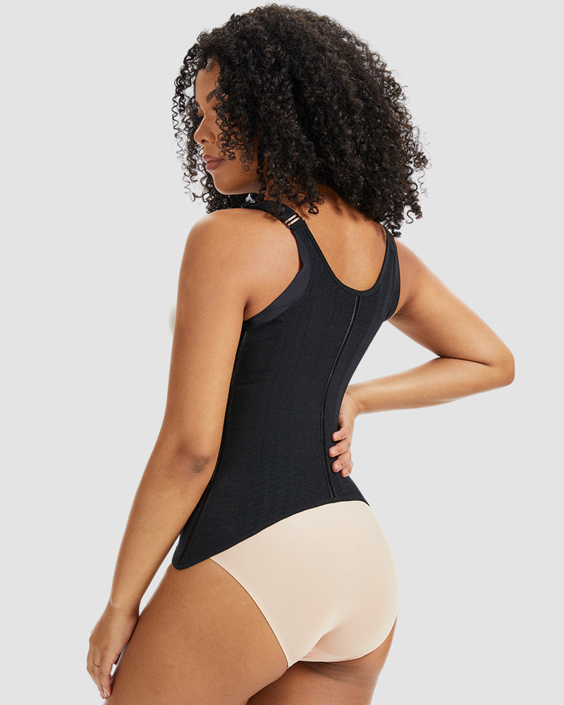 PowerMesh Double-Layer Waist Trainer Shapewear - Zarela