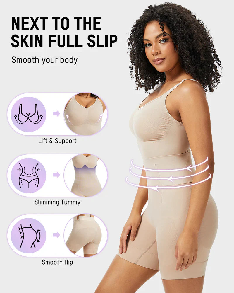 All-in-One Sculpting Bodysuit with Easy-Off Design - Zarela