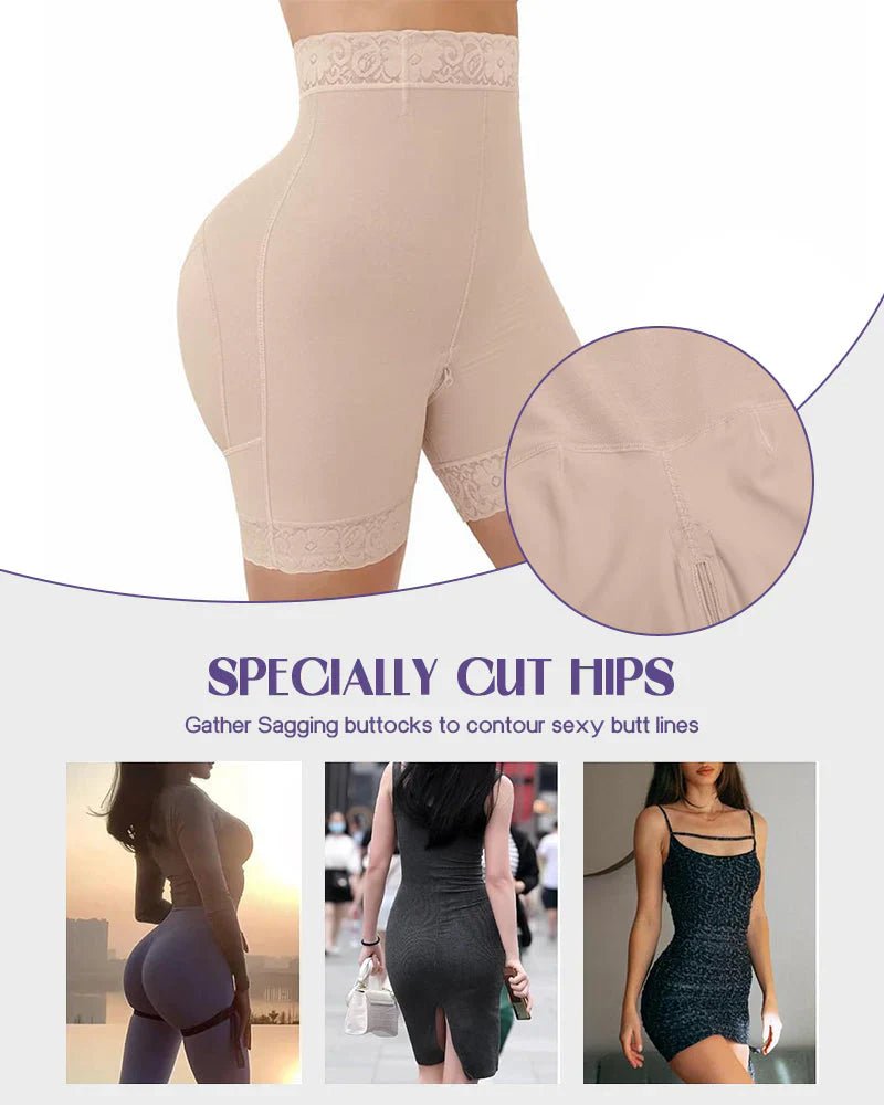 High Waist Thigh Slimmer Shorts Women — Tummy Control Anti Cellulite | Zarela