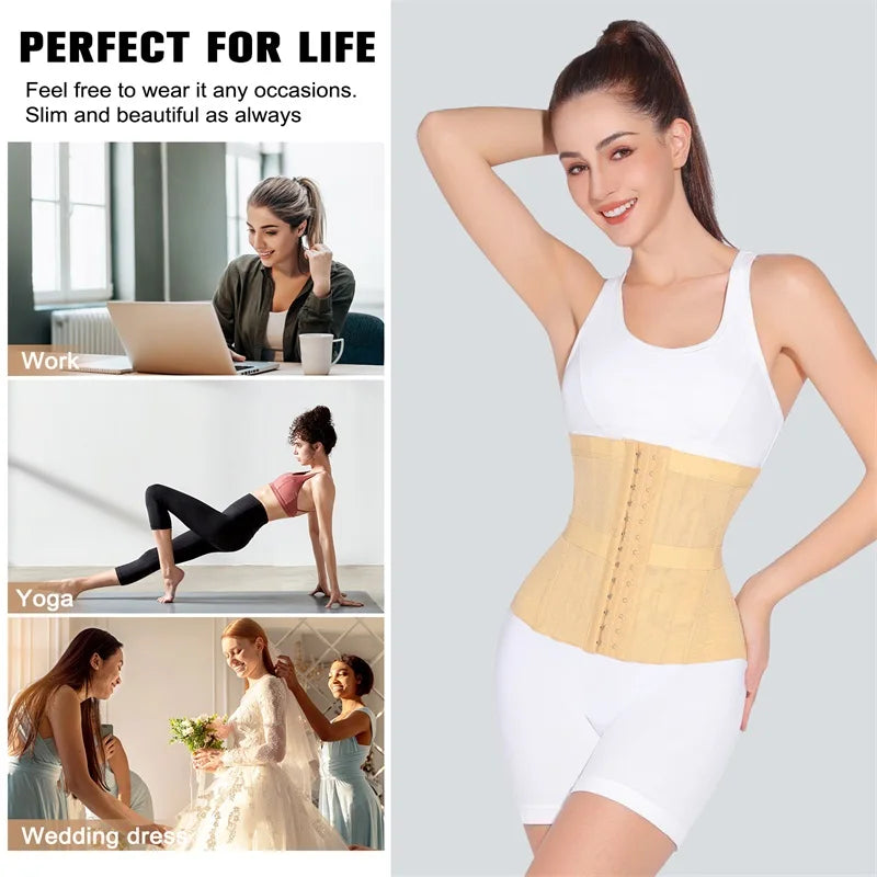 MISTHIN Woman Waist Trainer Breathable Women's Shaper Modeling Strap Corset Slimming Belt Women Underwear Body Shaper Shapewear