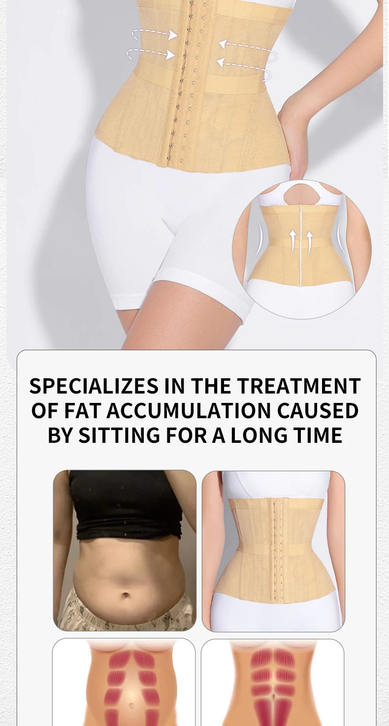 MISTHIN Woman Waist Trainer Breathable Women's Shaper Modeling Strap Corset Slimming Belt Women Underwear Body Shaper Shapewear