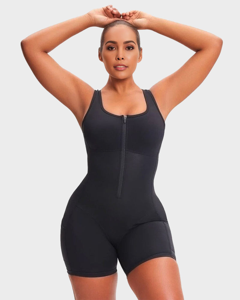 Sculpt & Sweat Sauna Workout Romper - Zarela