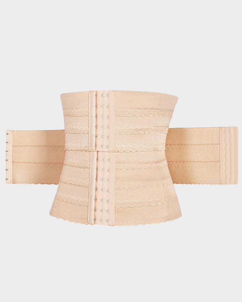 Segmented Waist Trainer Corset With Steel Bones - Zarela
