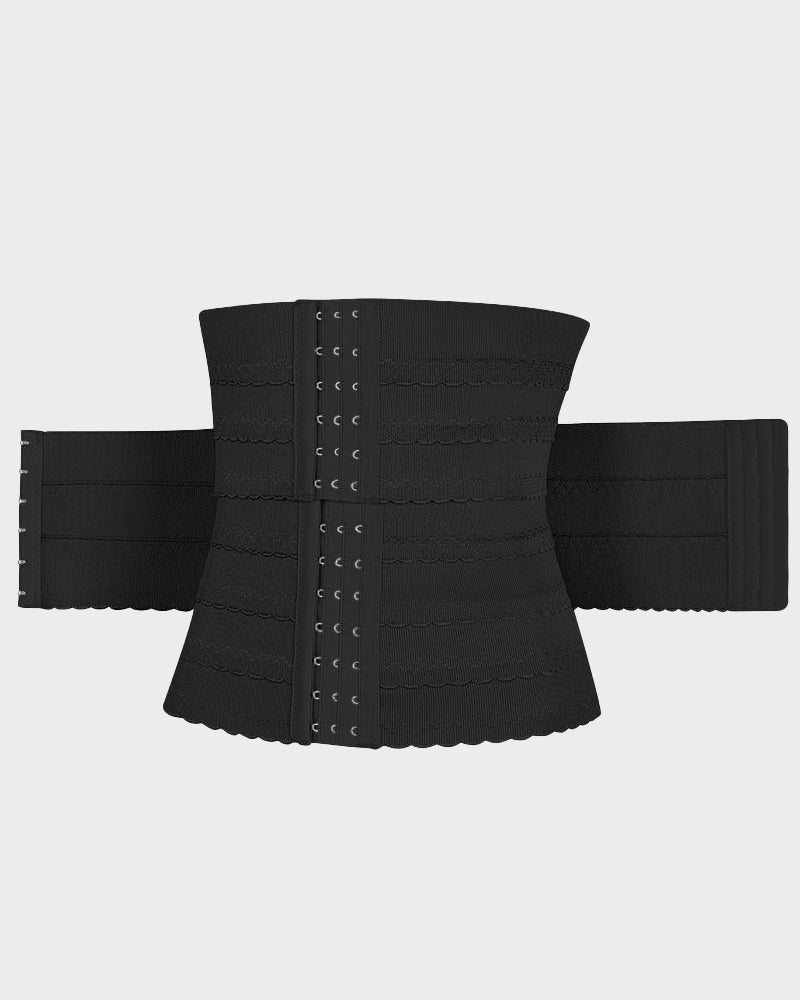 Segmented Waist Trainer Corset With Steel Bones - Zarela