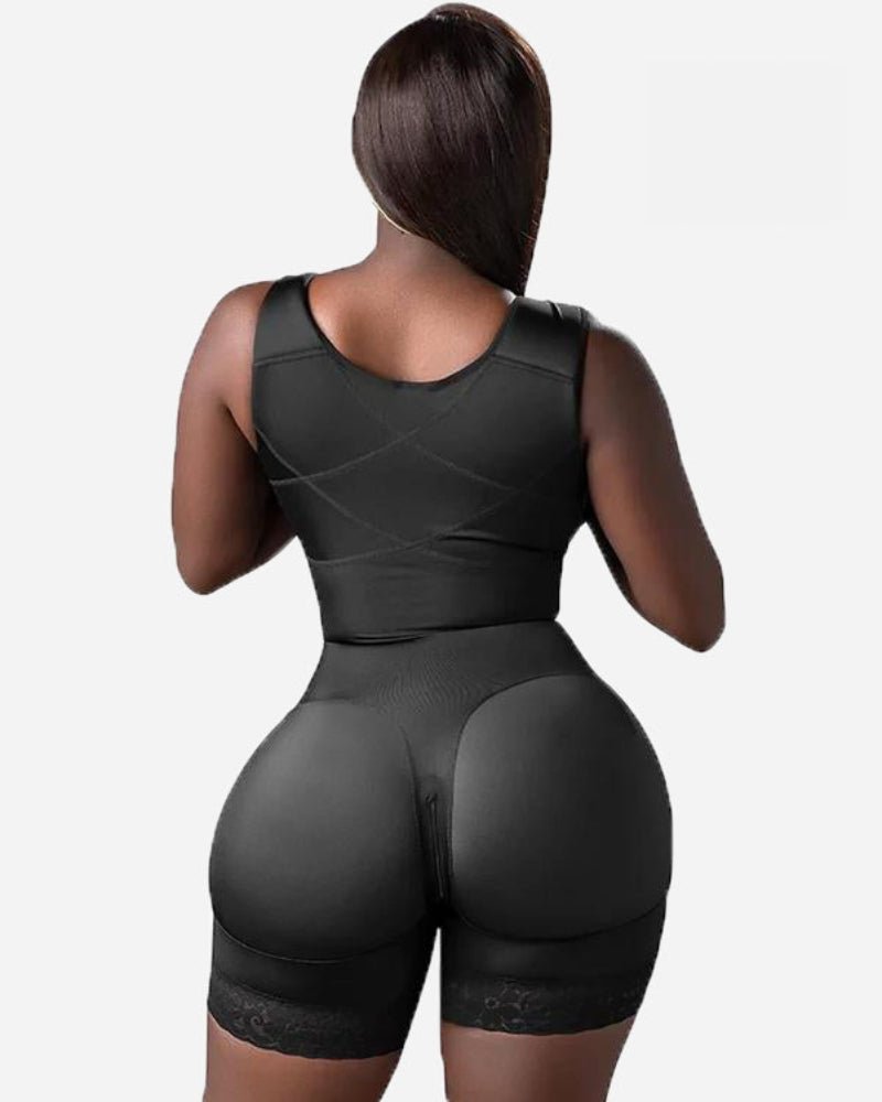 Stage 2 faja bodysuit with bra detail view women - Zarela