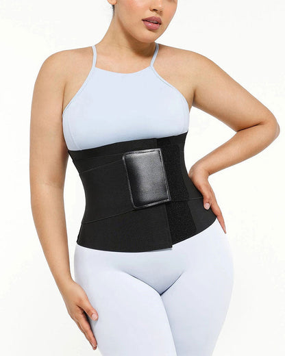 Triple Wrap Waist Trainer Belt — 3 Layer Tummy Control Love Handles | Zarela