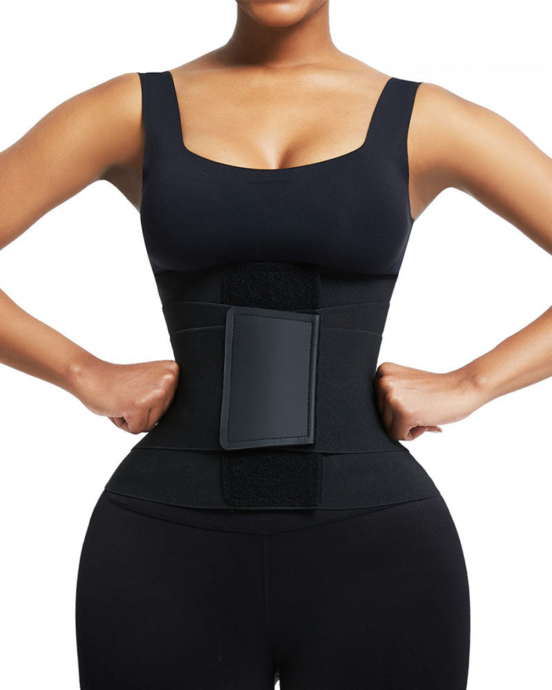 Triple Wrap Tummy Control Waist Trainer Belt - Zarela
