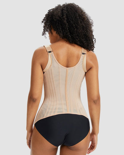 PowerMesh Double Layer Waist Trainer — Everyday Postpartum Shapewear | Zarela