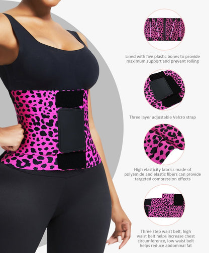 Triple Wrap Waist Trainer Belt — 3 Layer Tummy Control Love Handles | Zarela