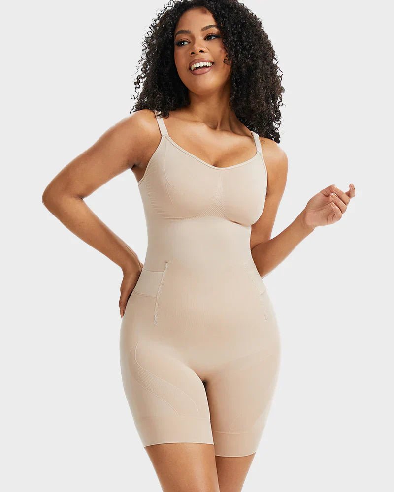 All in one sculpting bodysuit easy off detail view - Zarela