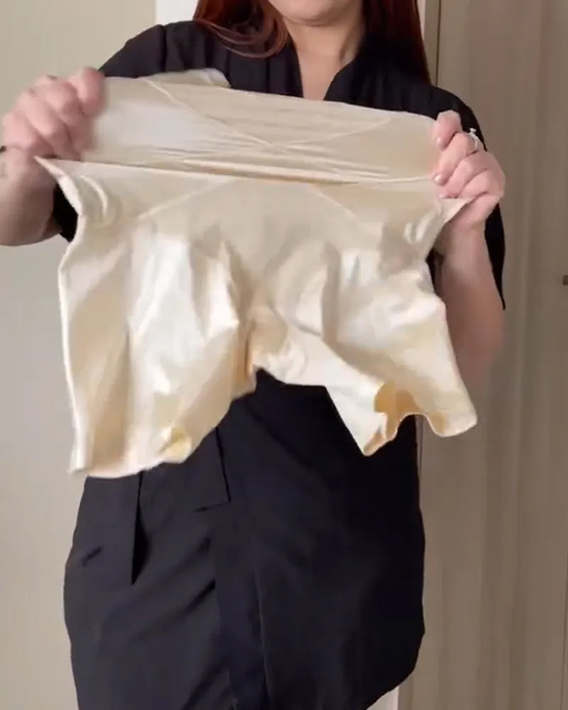 Crossover Bandage High Waist Hip-Lifting Shorts - Zarela