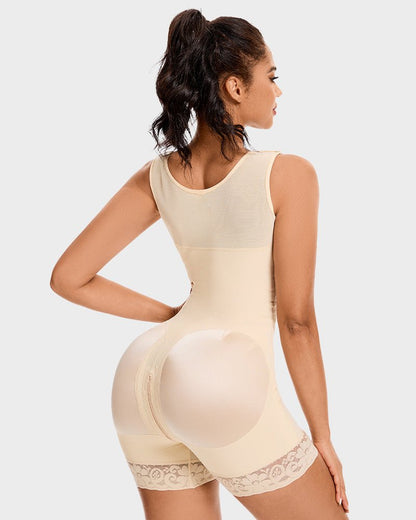 Plus Size Postpartum Shaper Bodysuit With Bra — Tummy Control XS to 4XL | Zarela