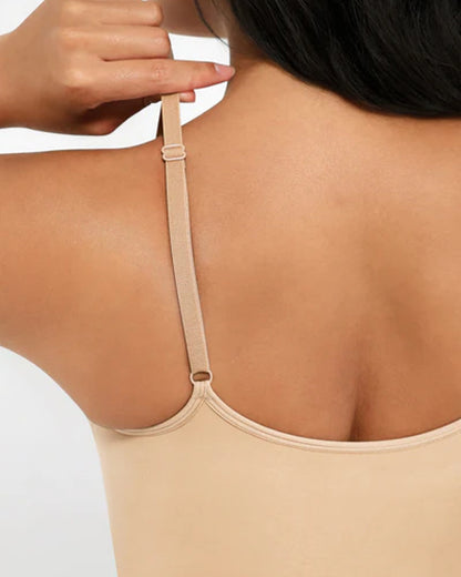 Tummy Control Bodysuit Seamless Sculpting Snatched Waist Body Suit Thong - Zarela