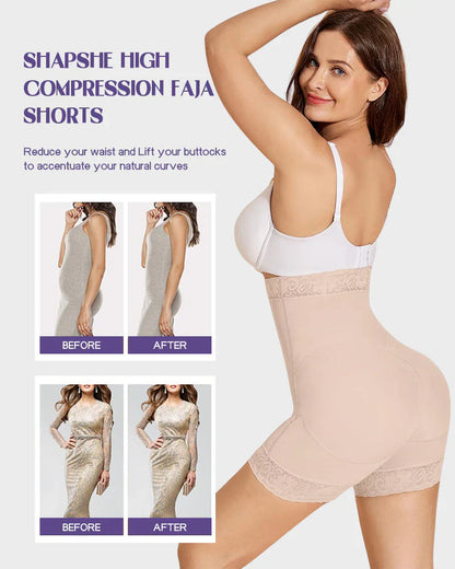 High Waist Shorts Thigh Slimmer - Zarela