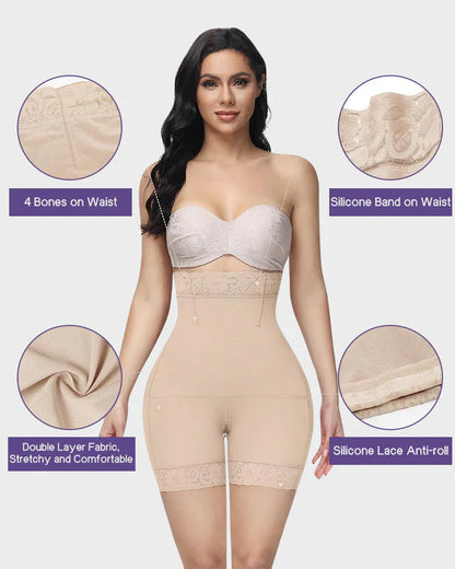 High Waist Shorts Thigh Slimmer - Zarela