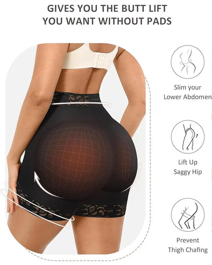 High Waist Seamless Butt Lifting Shorts - Zarela