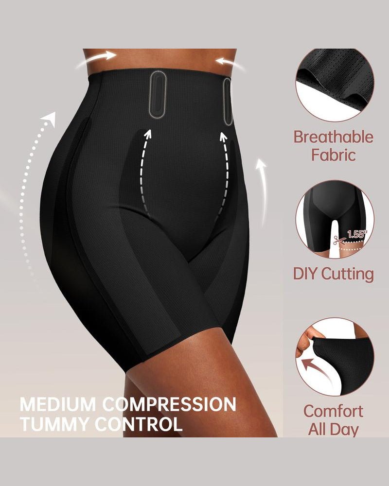 Breathable Butt Lifting Shorts — Light Daily Tummy Control Everyday Wear | Zarela