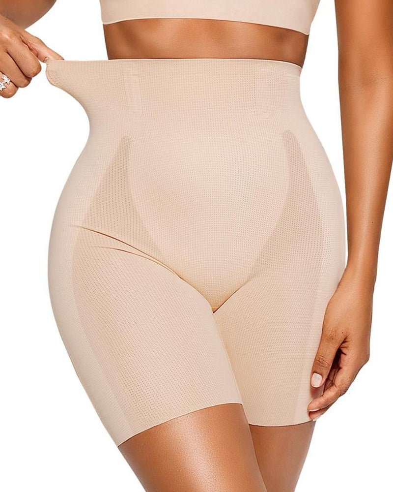 Breathable shapewear shorts side view women nude - Zarela