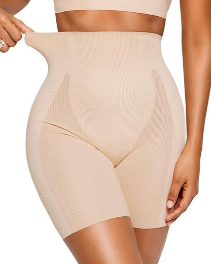 Breathable shapewear shorts side view women nude - Zarela