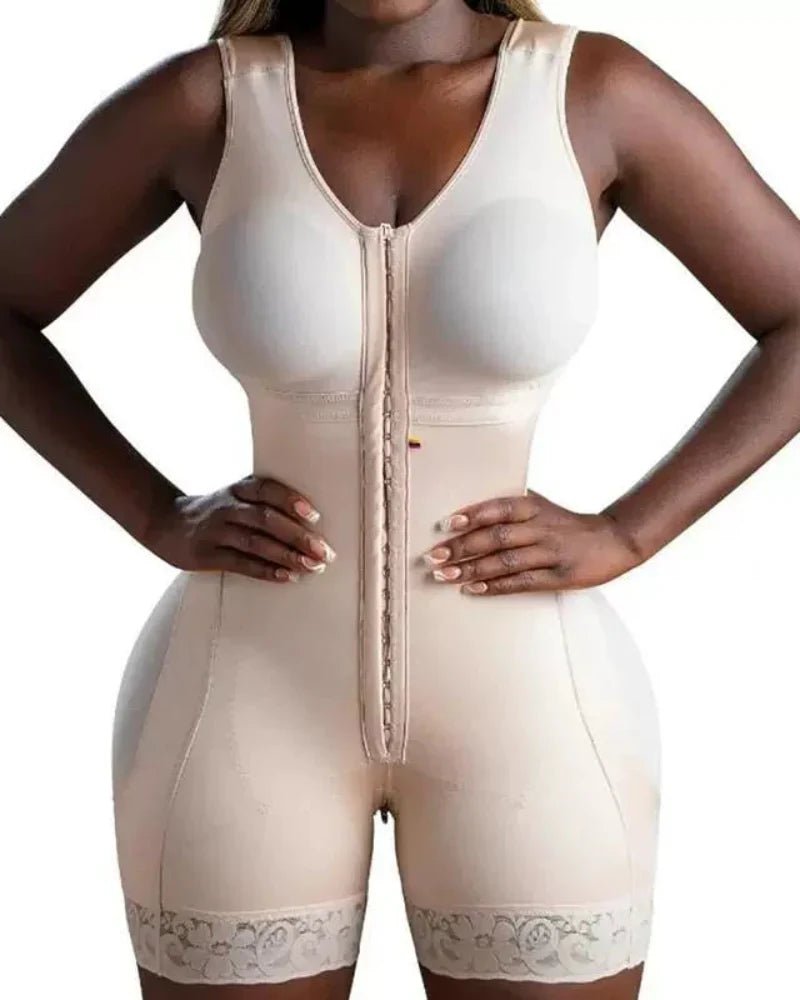 Stage 2 Colombian Faja Bodysuit Postpartum — Maximum Compression With Bra | Zarela