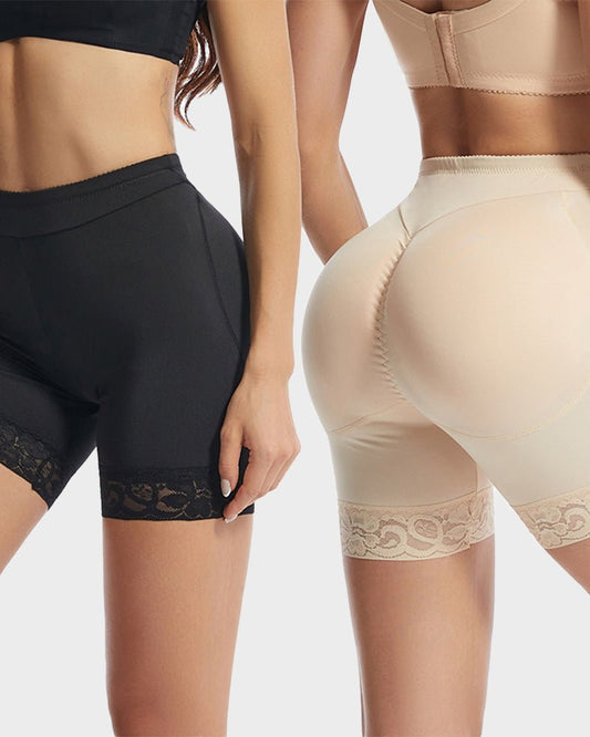 Premium butt lifting shorts removable hip pads women nude - Zarela
