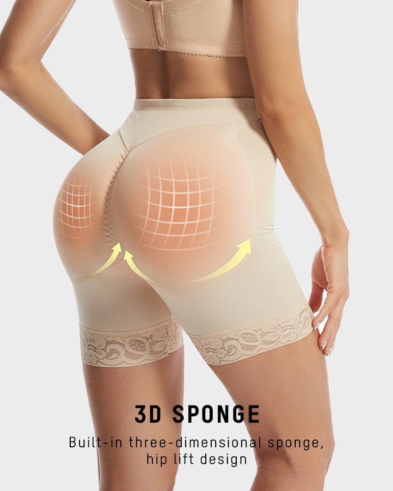 Premium Butt Lifting Shorts with Removable Hip Pads - Zarela