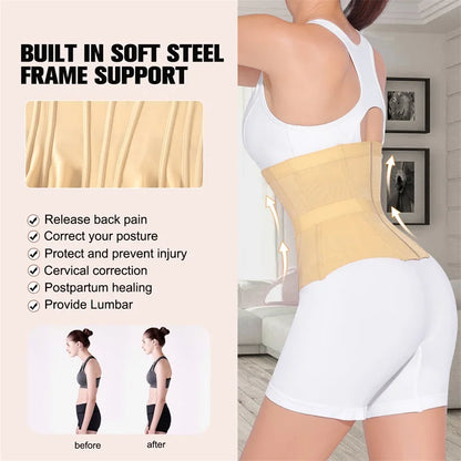 MISTHIN Woman Waist Trainer Breathable Women's Shaper Modeling Strap Corset Slimming Belt Women Underwear Body Shaper Shapewear