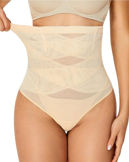 Cross High Waist Shaping Briefs - Zarela