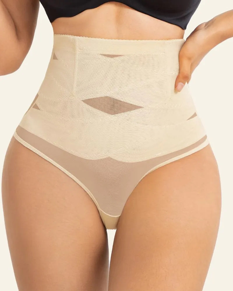 Cross High Waist Shaping Briefs - Zarela