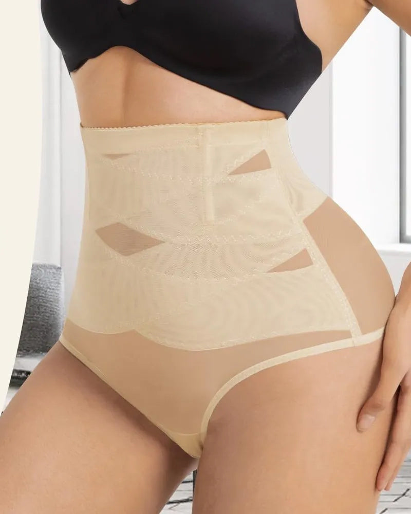 Cross High Waist Shaping Briefs - Zarela
