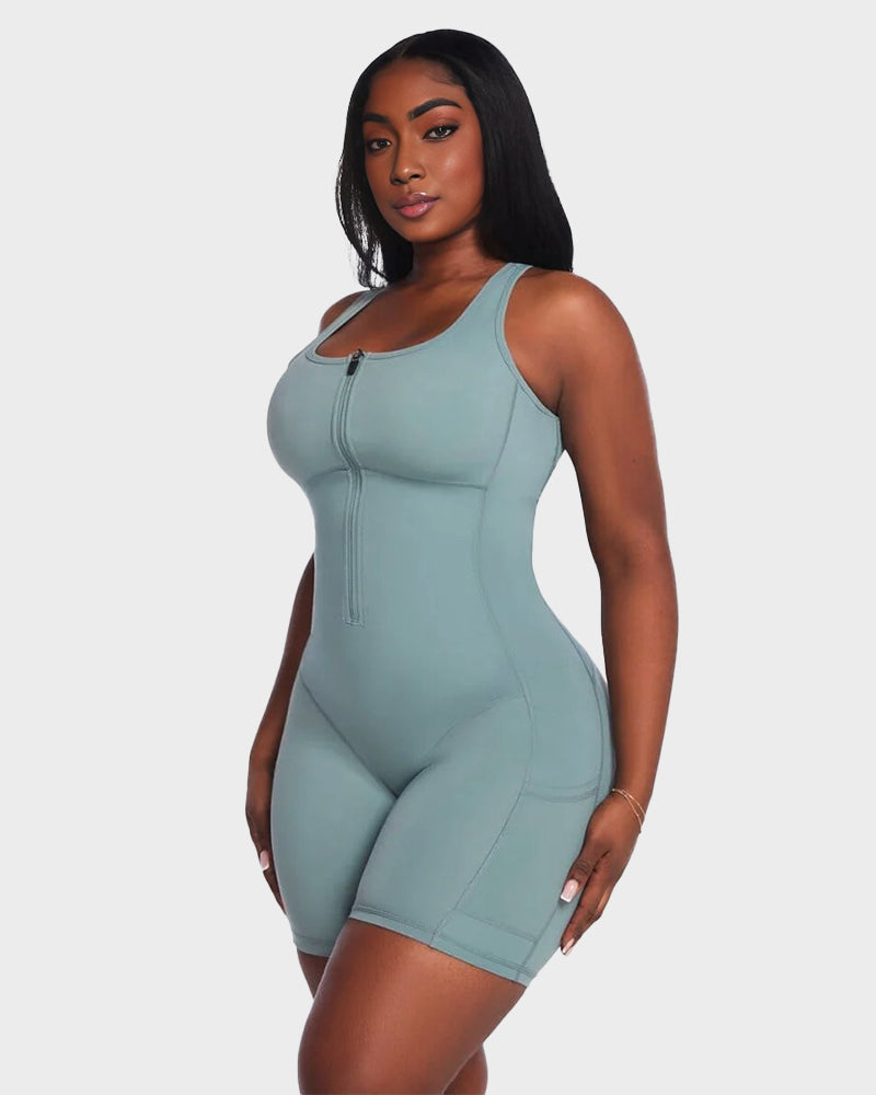 Sculpt &amp; Sweat Sauna Workout Romper - Zarela