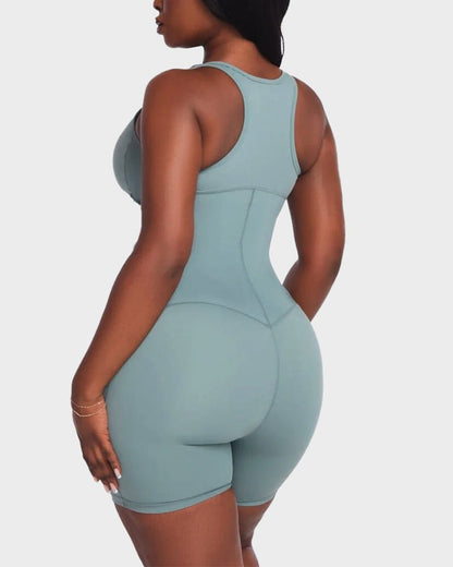 Sculpt &amp; Sweat Sauna Workout Romper - Zarela