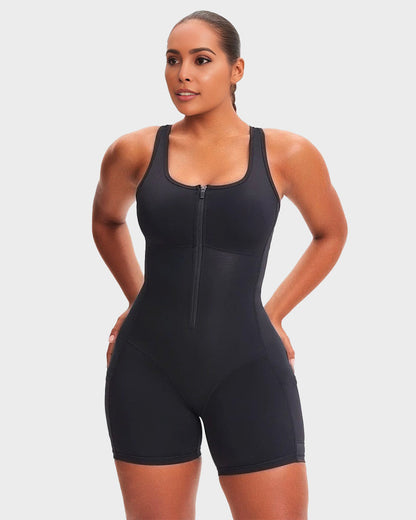Sculpt &amp; Sweat Sauna Workout Romper - Zarela