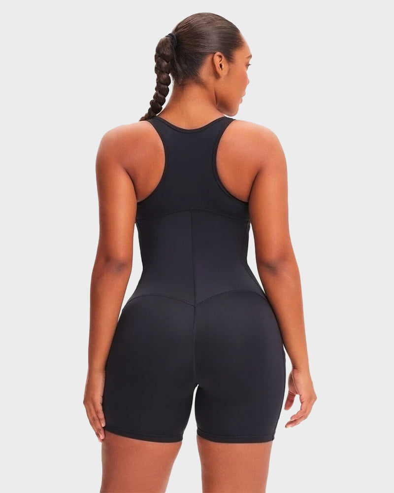 Sculpt &amp; Sweat Sauna Workout Romper - Zarela