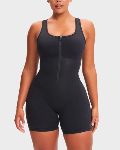 Sculpt &amp; Sweat Sauna Workout Romper - Zarela