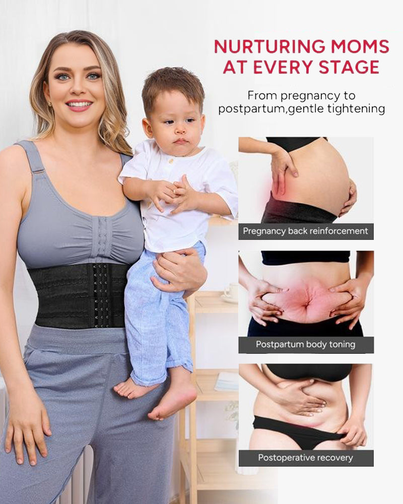 Segmented Waist Trainer Corset With Steel Bones - Zarela