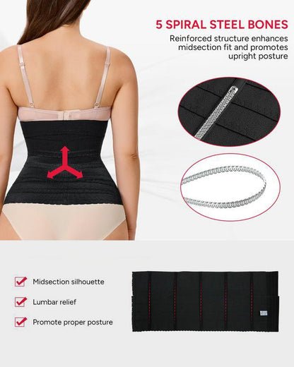 Steel Bone Corset Waist Trainer — Maximum Reduction Segmented Design | Zarela