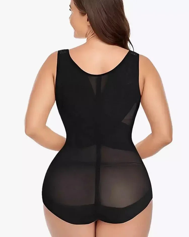 Breathable Mesh Tummy Tuck Bodysuit — Triangle Shapewear Cool Wear | Zarela