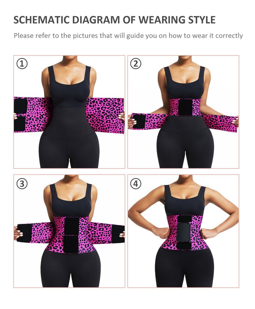 Triple Wrap Waist Trainer Belt — 3 Layer Tummy Control Love Handles | Zarela