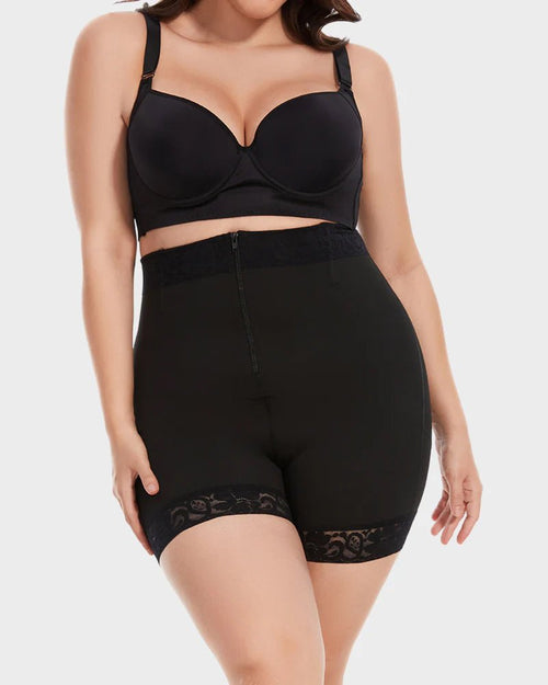 Butt lifting tummy control shorts women black hourglass - Zarela