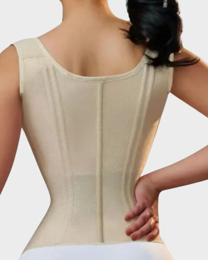Double Waistband Corset Vest — 2x Waist Cinching Power Everyday | Zarela