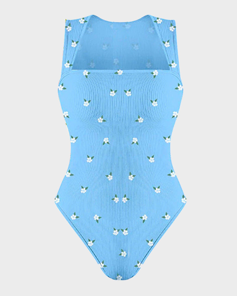 Sleeveless Tummy Control Tank Tops Bodysuits - Zarela