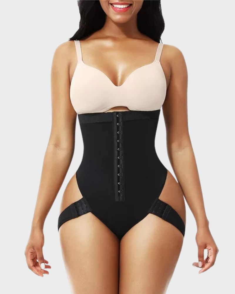 High waist tummy shaper women black seamless - Zarela