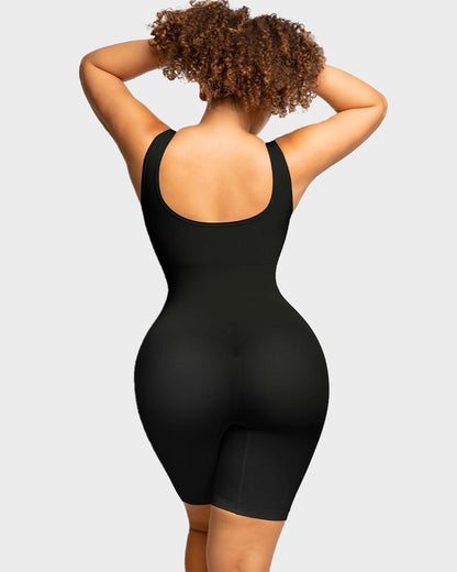 Mid Thigh Sculpting Bodysuit Women — Full Torso Tummy Control Shaper | Zarela