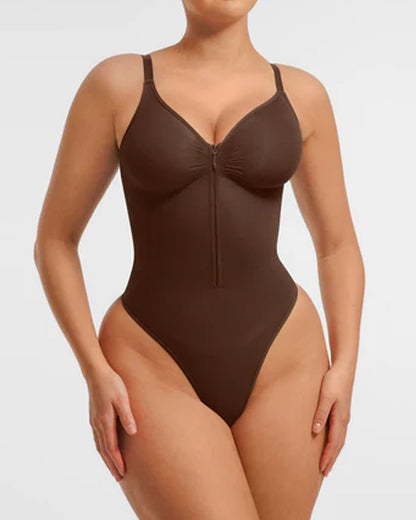 Seamless Covered Bust Full Body Shaper Jumpsuit — Zero Panty Lines | Zarela
